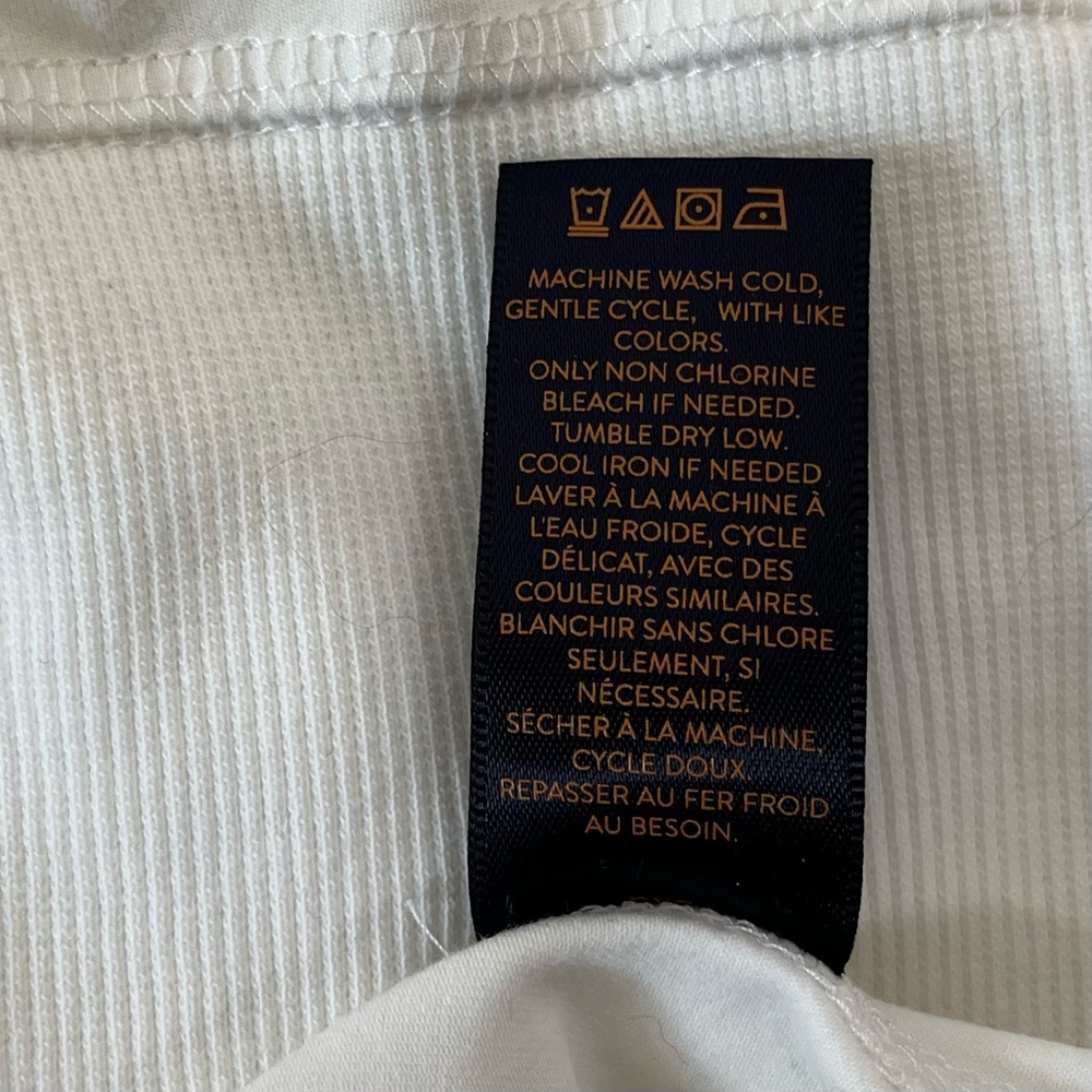 Good Man Brand White Flex Pro Victory Crew Sweatshirt‎ Size Medium - Picture 9 of 12